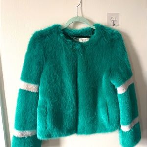 Molliolli Fauxfur Bomber- worn once